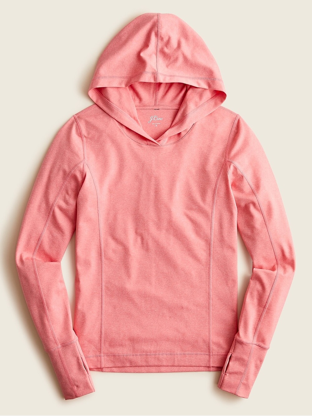 J.Crew Fitted hoodie in Signature flex BD667